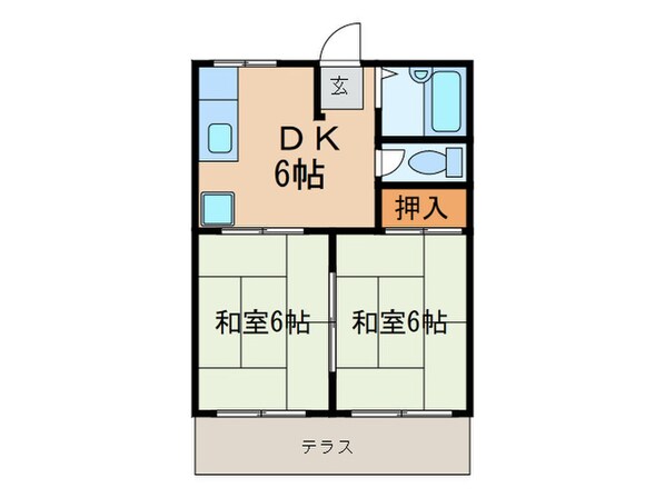 ヴィラ正城　３棟の物件間取画像